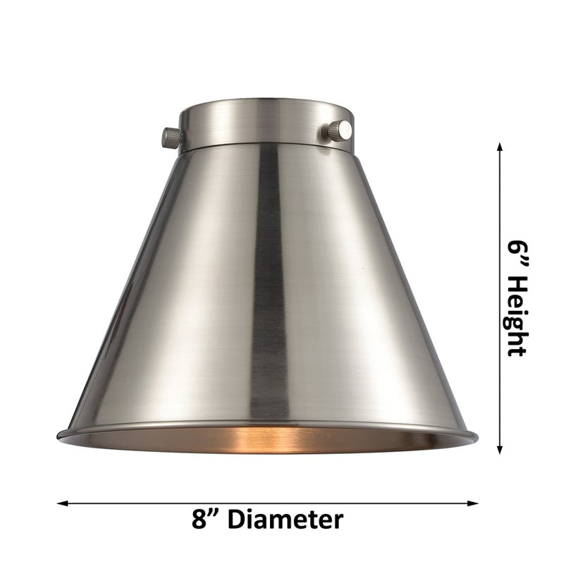 Innovations Caden Appalachian 1Lt 8" Cord Mini Pendant, SN