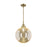 Innovations Caden Beacon 1Lt 12" Stem Mini Pendant, AB/MC - 447-1S-AB-G208-12