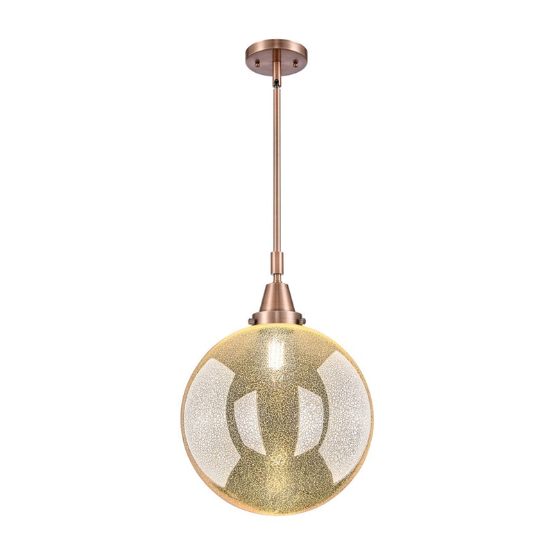 Innovations Caden Beacon 1Lt 12" Stem Mini Pendant, CP/MC - 447-1S-AC-G208-12
