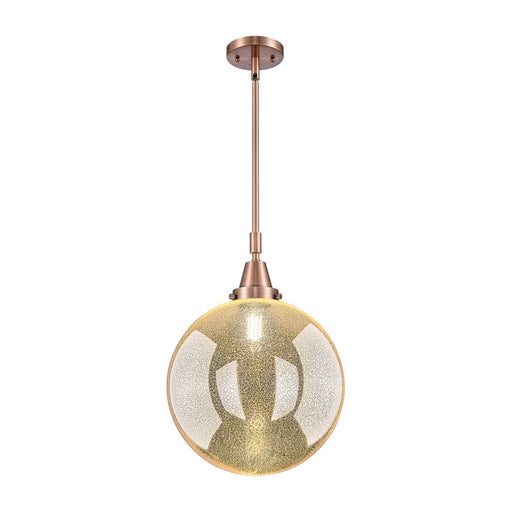 Innovations Caden Beacon 1Lt 12" Stem Mini Pendant, CP/MC - 447-1S-AC-G208-12