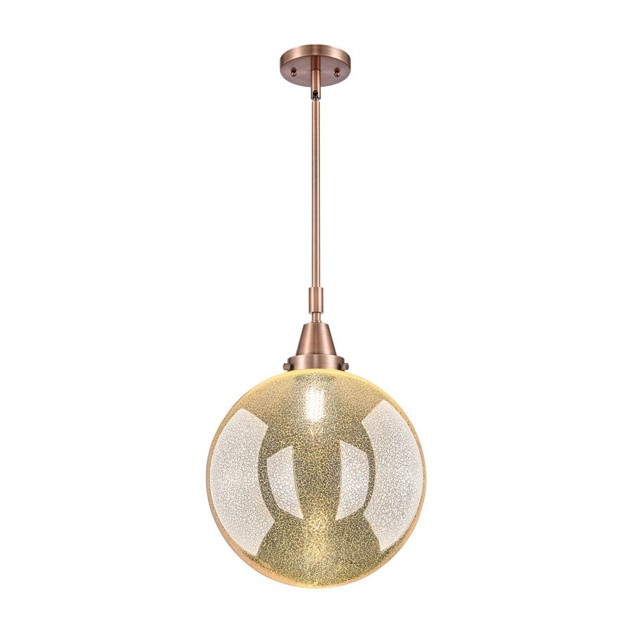 Innovations Caden Beacon 1Lt 12" Stem Mini Pendant, CP/MC - 447-1S-AC-G208-12