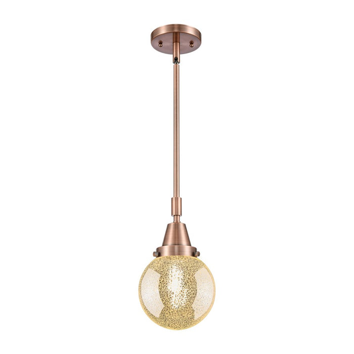 Innovations Caden Beacon 1Lt 6" Stem Mini Pendant, CP/MC - 447-1S-AC-G208-6