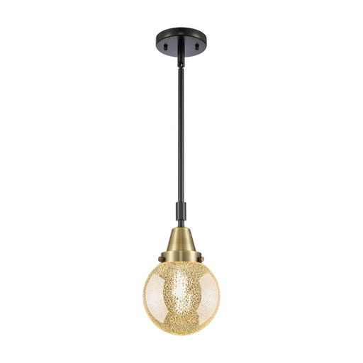 Innovations Caden Beacon 1Lt 6" Stem Mini Pendant, BKBS/MC - 447-1S-BAB-G208-6