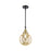 Innovations Caden Beacon 1Lt 8" Stem Mini Pendant, BKBS/MC - 447-1S-BAB-G208-8