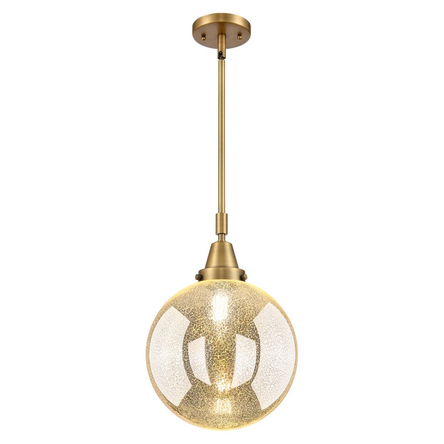 Innovations Caden Beacon 10" Stem Mini Pendant, BB/Merc - 447-1S-BB-G208-10