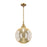 Innovations Caden Beacon 1Lt 12" Stem Mini Pendant, BB/MC - 447-1S-BB-G208-12