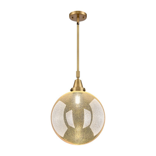 Innovations Caden Beacon 1Lt 12" Stem Mini Pendant, BB/MC - 447-1S-BB-G208-12
