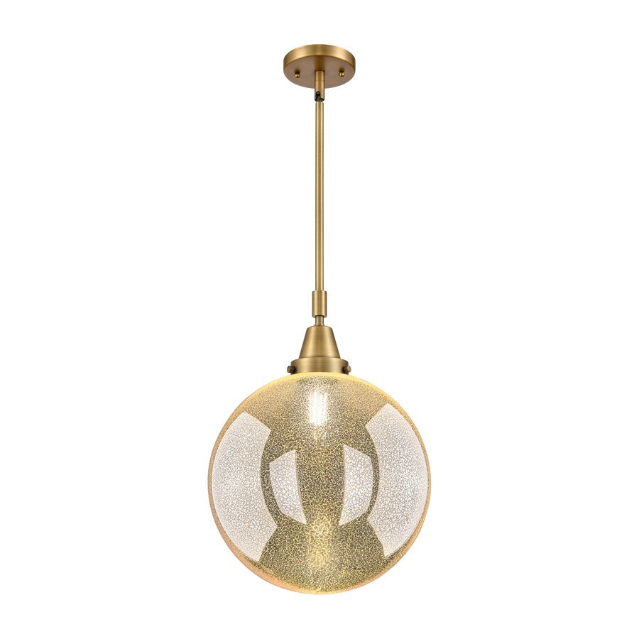 Innovations Caden Beacon 1Lt 12" Stem Mini Pendant, BB/MC - 447-1S-BB-G208-12