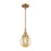 Innovations Caden Beacon 1Lt 6" Stem Mini Pendant, BB/Mercury - 447-1S-BB-G208-6