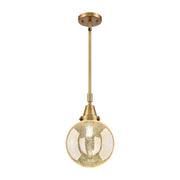 Innovations Caden Beacon 1Lt 8" Stem Mini Pendant, BB/MC - 447-1S-BB-G208-8