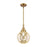Innovations Caden Beacon 1Lt 8" Stem Mini Pendant, BB/MC - 447-1S-BB-G208-8