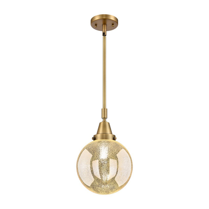 Innovations Caden Beacon 1Lt 8" Stem Mini Pendant, BB/MC - 447-1S-BB-G208-8
