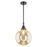 Innovations Caden Beacon 10" Stem Mini Pendant, Black/Merc - 447-1S-BK-G208-10