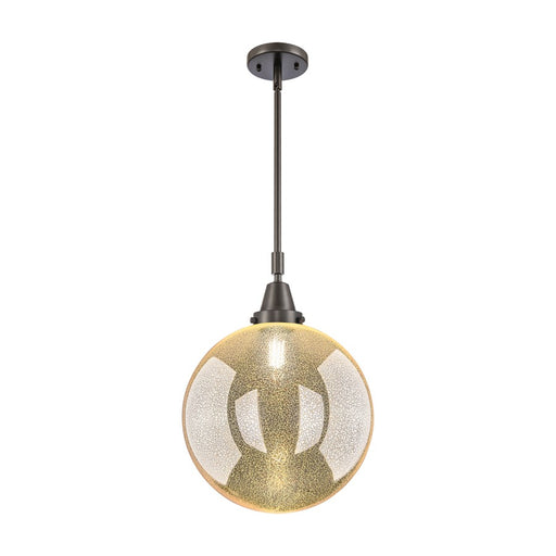 Innovations Caden Beacon 1Lt 12" Stem Mini Pendant, BZ/MC - 447-1S-OB-G208-12