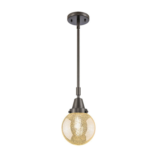 Innovations Caden Beacon 1Lt 6" Stem Mini Pendant, OB/Mercury - 447-1S-OB-G208-6