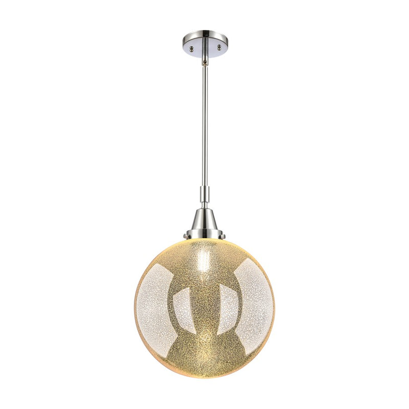 Innovations Caden Beacon 1Lt 12" Stem Mini Pendant, CH/MC - 447-1S-PC-G208-12