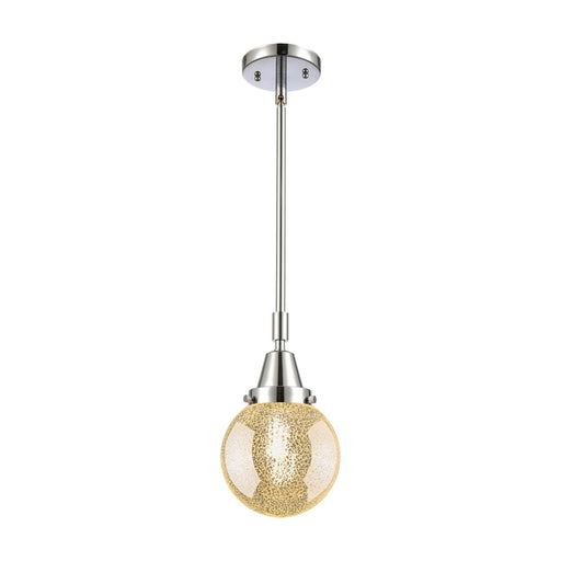 Innovations Caden Beacon 1Lt 6" Stem Mini Pendant, Chrome/MC - 447-1S-PC-G208-6