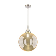 Innovations Caden Beacon 1Lt 12" Stem Mini Pendant, PN/MC - 447-1S-PN-G208-12