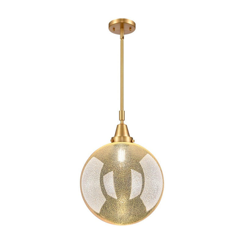 Innovations Caden Beacon 1Lt 12" Stem Mini Pendant, Gold/MC - 447-1S-SG-G208-12