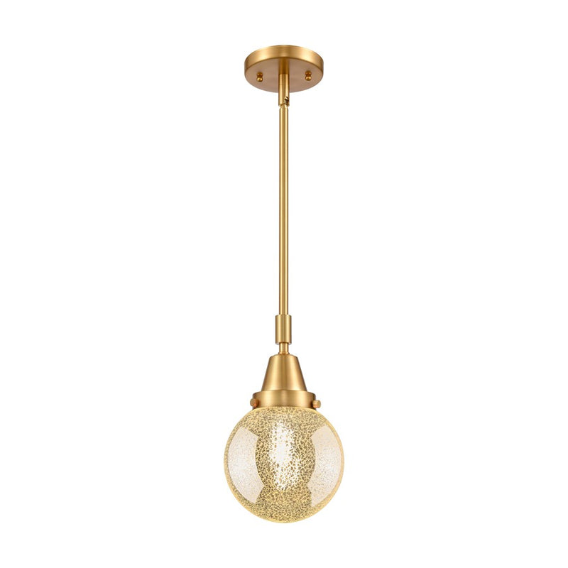 Innovations Caden Beacon 1Lt 6" Stem Mini Pendant, GD/MC - 447-1S-SG-G208-6