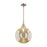 Innovations Caden Beacon 1Lt 12" Stem Mini Pendant, SN/MC - 447-1S-SN-G208-12