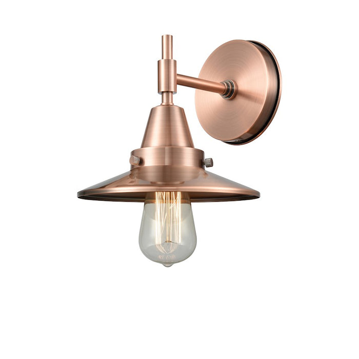 Innovations Railroad 1 Light Sconce, Antique Copper - 447-1W-AC-M3-AC