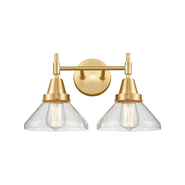 Innovations Caden 2 Light Bath Vanity Light, Satin Gold/Seedy - 447-2W-SG-G4474