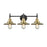 Innovations Railroad 3 Light Bath Vanity Light, Black Brass - 447-3W-BAB-M4-AB