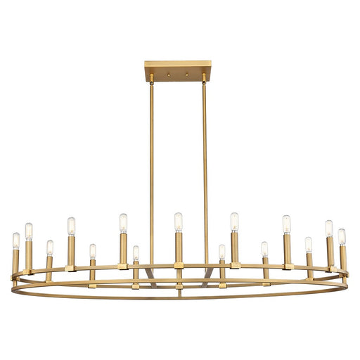 Innovations Lexington 16Lt 48" Stem Chandelier, Brass - 449-16CR-BB
