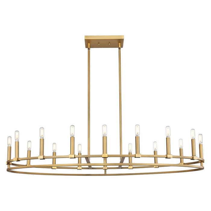 Innovations Lexington 16Lt 48" Stem Chandelier, Brass - 449-16CR-BB
