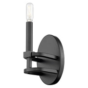 Innovations Lexington 1Lt 4" Wall Sconce, Black - 449-1W-BK