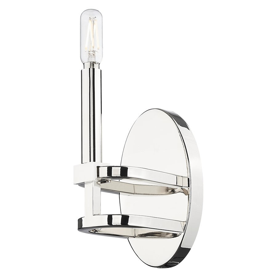 Innovations Lexington 1Lt 4" Wall Sconce, Polished Nickel - 449-1W-PN