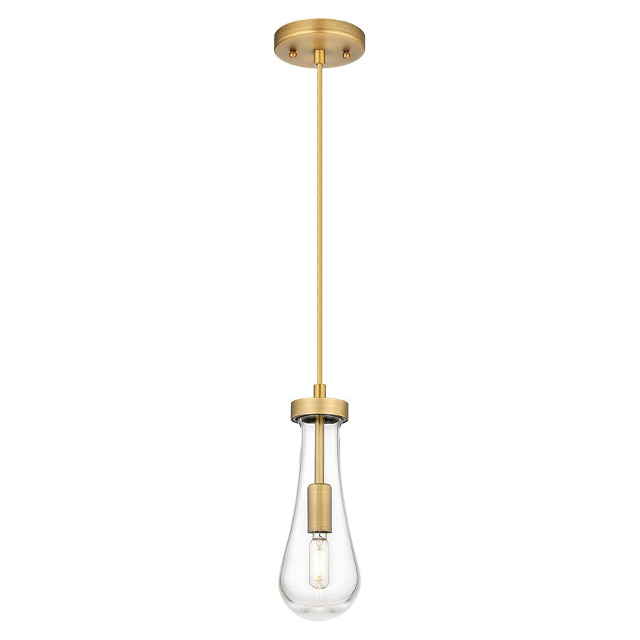 Innovations Owego 4" Cord Pendant, BB/Clear - 451-1P-BB-G451-4CL