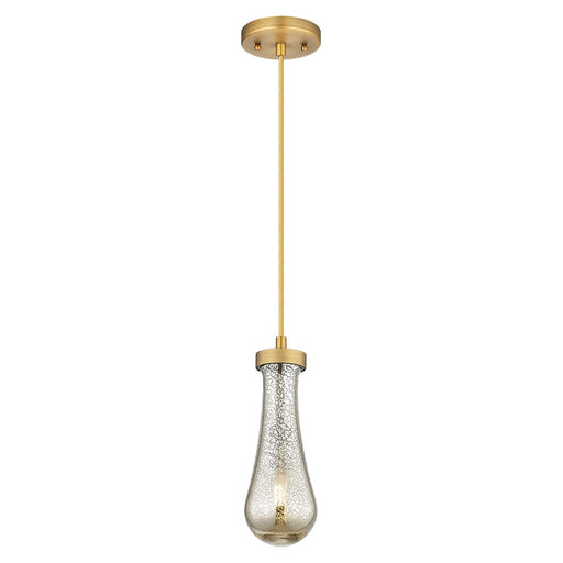 Innovations Owego 4" Cord Pendant, BB/Merc Glass - 451-1P-BB-G451-4ME