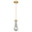 Innovations Owego 4" Cord Pendant, BB/Smoke Glass - 451-1P-BB-G451-4SM