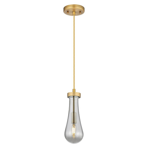 Innovations Owego 4" Cord Pendant, BB/Smoke Glass - 451-1P-BB-G451-4SM