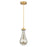 Innovations Owego 5" Cord Pendant, BB/Merc Glass - 451-1P-BB-G451-5ME