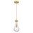 Innovations Owego 5" Cord Pendant, BB/Seedy Glass - 451-1P-BB-G451-5SDY