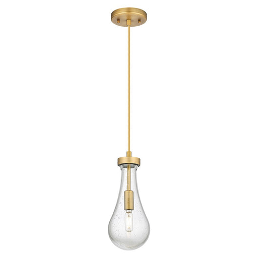 Innovations Owego 5" Cord Pendant, BB/Seedy Glass - 451-1P-BB-G451-5SDY