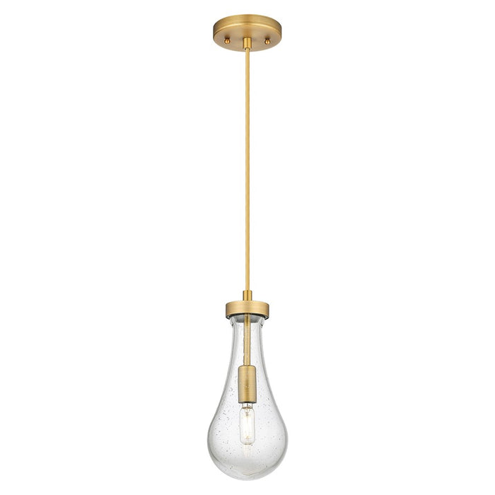 Innovations Owego 5" Cord Pendant, BB/Seedy Glass - 451-1P-BB-G451-5SDY