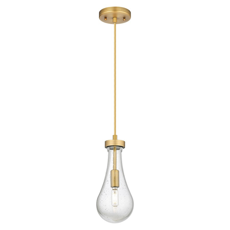 Innovations Owego 5" Cord Pendant, BB/Seedy Glass - 451-1P-BB-G451-5SDY