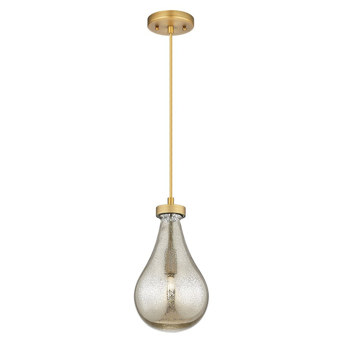 Innovations Owego 7" Cord Pendant, BB/Merc Glass - 451-1P-BB-G451-7ME
