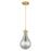 Innovations Owego 7" Cord Pendant, BB/Smoke Glass