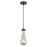 Innovations Owego 1Lt 4" Cord Pendant, Black/Mercury Glass - 451-1P-BK-G451-4ME