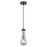 Innovations Owego 1Lt 4" Cord Pendant, Black/Smoke Glass - 451-1P-BK-G451-4SM