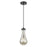 Innovations Owego 1Lt 5" Cord Pendant, Black/Mercury Glass - 451-1P-BK-G451-5ME