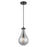 Innovations Owego 1Lt 7" Cord Pendant, Black/Smoke Glass - 451-1P-BK-G451-7SM