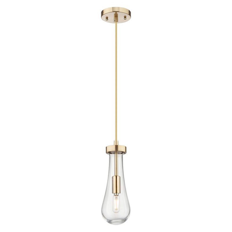 Innovations Owego 1Lt 4" Cord Pendant, Bronze/Clear Glass - 451-1P-CB-G451-4CL