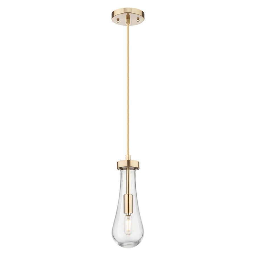 Innovations Owego 1Lt 4" Cord Pendant, Bronze/Clear Glass - 451-1P-CB-G451-4CL