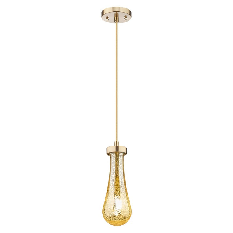 Innovations Owego 1Lt 4" Cord Pendant, Bronze/Mercury Glass - 451-1P-CB-G451-4ME